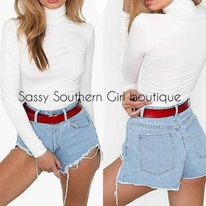 ⭐🆕 White turtleneck bodysuit